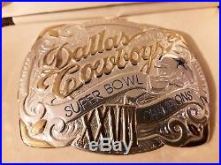 Dallas cowboys Limited Edition commemorative belt buckle superbowl 27