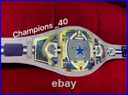 Dallas cowboys NFL Super Bowl Championship Title Belt Adults Size 2mm Brass