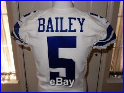 Dan Bailey Game Used Jersey Captains Patch Dallas Cowboys COA