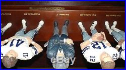 Danbury Mint 1977 Dallas Cowboys figurine set in great shape with cert of Authen
