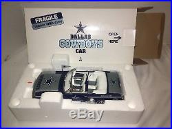 Danbury Mint Dallas Cowboys 1966 Ford Mustang Convertible 1/24 Scale w Box