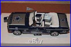 Danbury Mint Dallas Cowboys 1966 Ford Mustang Convertible 1/24 Scale w Box