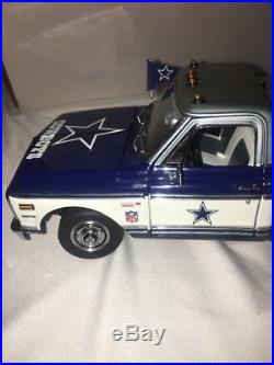 Danbury Mint Dallas Cowboys 1972 Chevy Tailgate Pickup Truck 124 In Original Bo