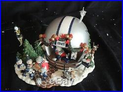Danbury Mint Dallas Cowboys Game Day At Santa's Christmas Collectible