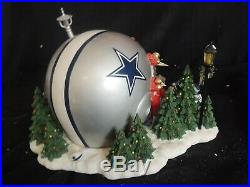 Danbury Mint Dallas Cowboys Game Day At Santa's Christmas Collectible