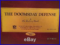 Danbury Mint Dallas Cowboys The Doomsday Defense Figurine Rare No Box, COA 2 Sigs