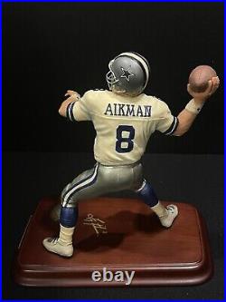 Danbury Mint Dallas Cowboys Troy Aikman Statue Figurine Sculpture