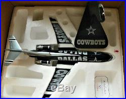 Danbury Mint NFL Dallas Cowboys Team Plane Boeing 727-100 Diecast Airplane