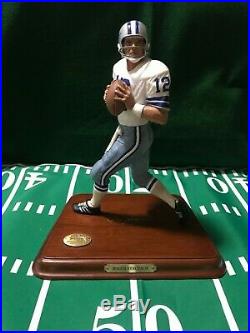 Danbury Mint Roger Staubach Dallas Cowboys NFL Figurine