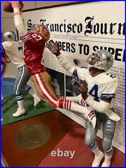Danbury Mint San Francisco 49ers vs Dallas Cowboys / The Catch. Read