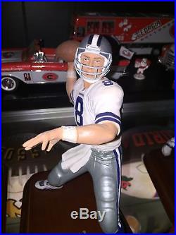 Danbury Mint Troy Aikman Dallas Cowboys Figurine Rare