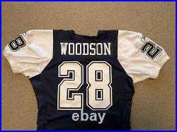 Darren Woodson Dallas Cowboys Game Worn /issued double Star 2003/size 54/HoF