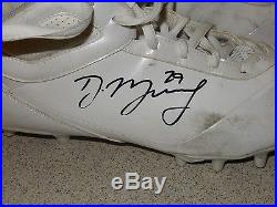 DeMarco Murray Dallas Cowboys Autographed Game Used Worn Cleats