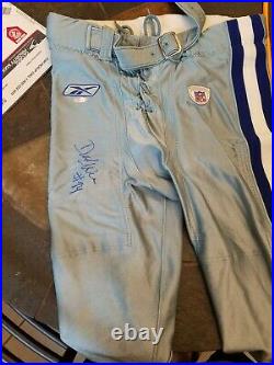 DeMarcus ware Game Used Autographed Cowboys Uniform Jersey Pants