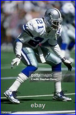Deion Sanders 98 Game Issued Un Used Worn PE Cleats Dallas Cowboys Nike Air Turf