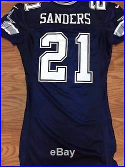 Deion Sanders Dallas Cowboys Game Used Worn Jersey 1996 Possible Playoff Game