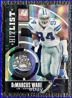 Demarcus Ware 2011 De Hl Game Used Prime Cowboys Helmet Jersey Patch #d /50