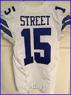 Devin Street #15 Dallas Cowboys Game Used Worn Jersey Prova Jets Colts Patriots