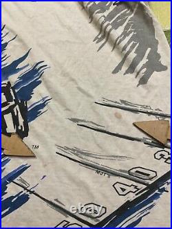 Distressed Vintage 1994 NFL Dallas Cowboys All Over Print T-Shirt 2 Sided XXL