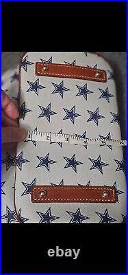 Dooney and Bourke Dallas Cowboys Domed Zip Satchel EUC