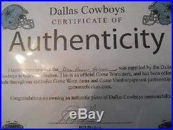 Drew Henson Game Used Dallas Cowboys Helmet / Jersey