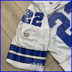 EMMITT SMITH DALLAS COWBOYS AUTHENTIC WILSON PRO LINE JERSEY MEN WHITE sz 48