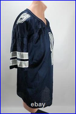 EUC Authentic Wilson NFL Dallas Cowboys VTG Troy Aikman Mesh Blue #8 jersey