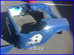 EZGO custom body cowl front rear Dallas Cowboys golf cart