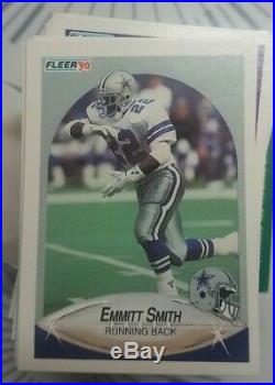 Emmitt Smith1990 Score Football Supplemental + fleer update complete sets open
