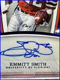 Emmitt Smith 2017 Immaculate Collection Collegiate Autograph 1/1 Gators Cowboys