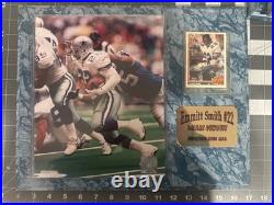 Emmitt Smith #22 Dallas Cowboys Commemorative Plaque Photo & Card Display