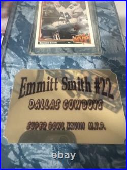 Emmitt Smith #22 Dallas Cowboys Commemorative Plaque Photo & Card Display