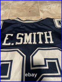 Emmitt Smith #22 Dallas Cowboys Jersey Size 50 Dark Blue Excellent Condition