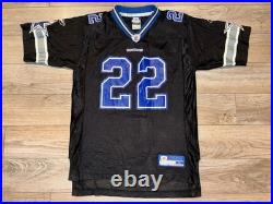 Emmitt Smith #22 Dallas Cowboys NFL Black Reebok Jersey Youth XL 18-20