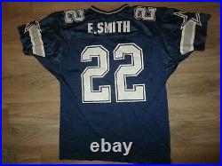 Emmitt Smith #22 Dallas Cowboys NFL Wilson Football Jersey LG 46 Rookie