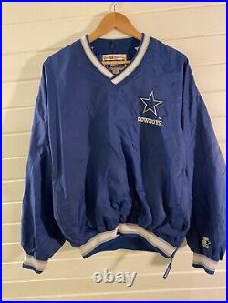 Emmitt Smith #22 STARTER Vintage 90s Spell Out Dallas Cowboys Jacket Adult XL