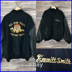 Emmitt Smith Dallas Cowboys Paul Quinn College Letterman Jacket 2XL ONLY ONE Emmitt Smith Dallas Cowboys Paul Quinn College Letterman Jacket 2XL ONLY ONE