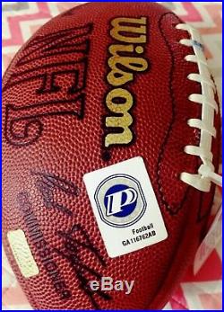 Emmitt Smith Signed Autographed Wilson NFL Game Used Football -Actual Game Used