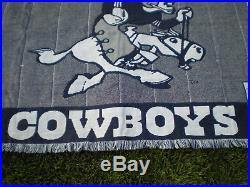 Extremely rare Dallas Cowboys (Super Bowl 27) throw blanket (awe cond) 68/45