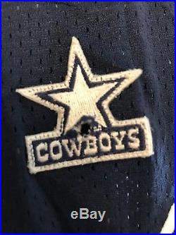 Game Used Reebok Dallas Cowboys Dat Nguyen Throwback Jersey