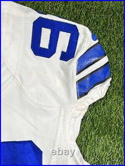 Game Worn Team Issued Nike 2013 Dallas Cowboys David Carter NFL Jersey Men's 46