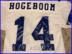 Gary Hogeboom #14 Dallas Cowboys NFL Game Worn Jersey VTG 1980-85 Adult Size 42