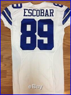 Gavin Escobar Dallas Cowboys Game Issued Used Worn Jersey Dolphins Chiefs Ravens