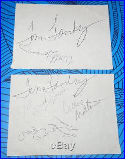 Huge Vintage Dallas Cowboys Personal Autograph Signed Lot Landry Staubach Pins