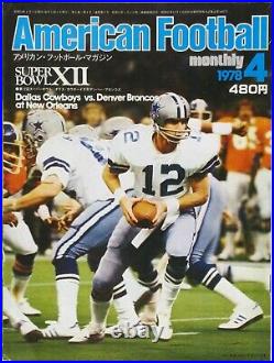 JAPAN 1978 ROGER STAUBACH DALLAS COWBOYS American Football JAPANESE