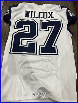 JJ Wilcox Dallas Cowboys Game Used Worn Color Rush Jersey 2015 Vs Panthers