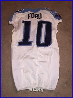 Jacoby Ford Tennessee Titans 2014 Nike Game Worn Used Jersey Clemson Tigers
