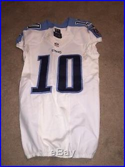 Jacoby Ford Tennessee Titans 2014 Nike Game Worn Used Jersey Clemson Tigers
