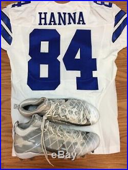 James Hanna Dallas Cowboys Game Issued Used Worn Jersey Cleats Oklahoma Sooners