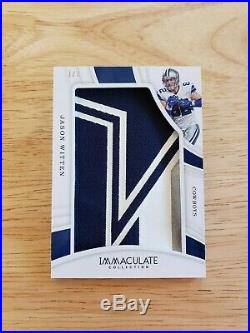 Jason Witten /4 STAR LOGO (2019 Immaculate) Dallas Cowboys Star Prime Patch